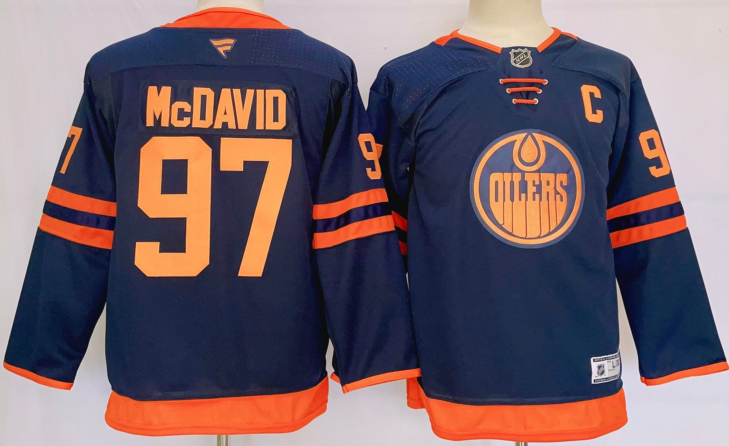 Youth Edmonton Oilers #97 Mcdavid Blue 2026 Adidias NHL Jersey style 002